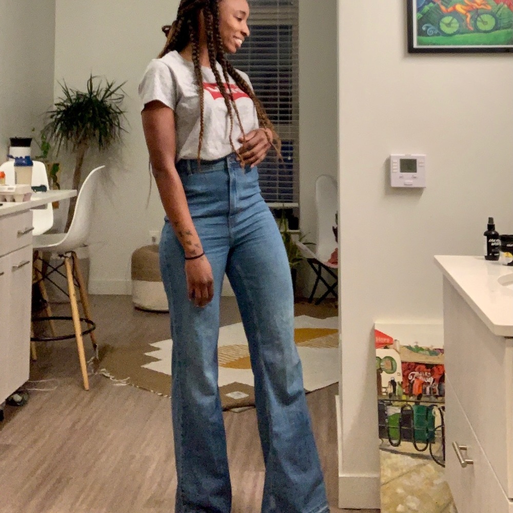 Free people Highrise flare jeans
